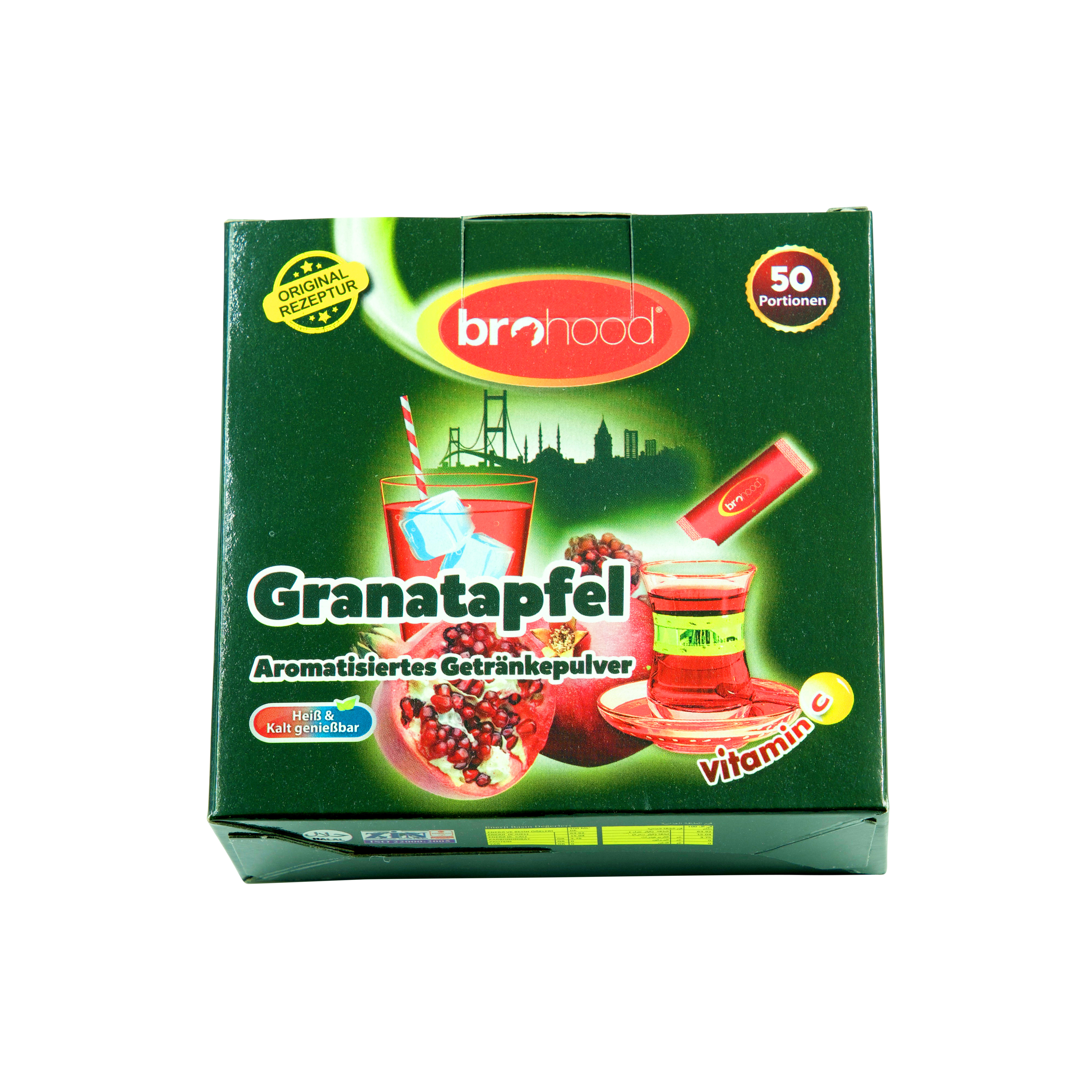 Granatapfel - aromatisiertes Getränkepulver