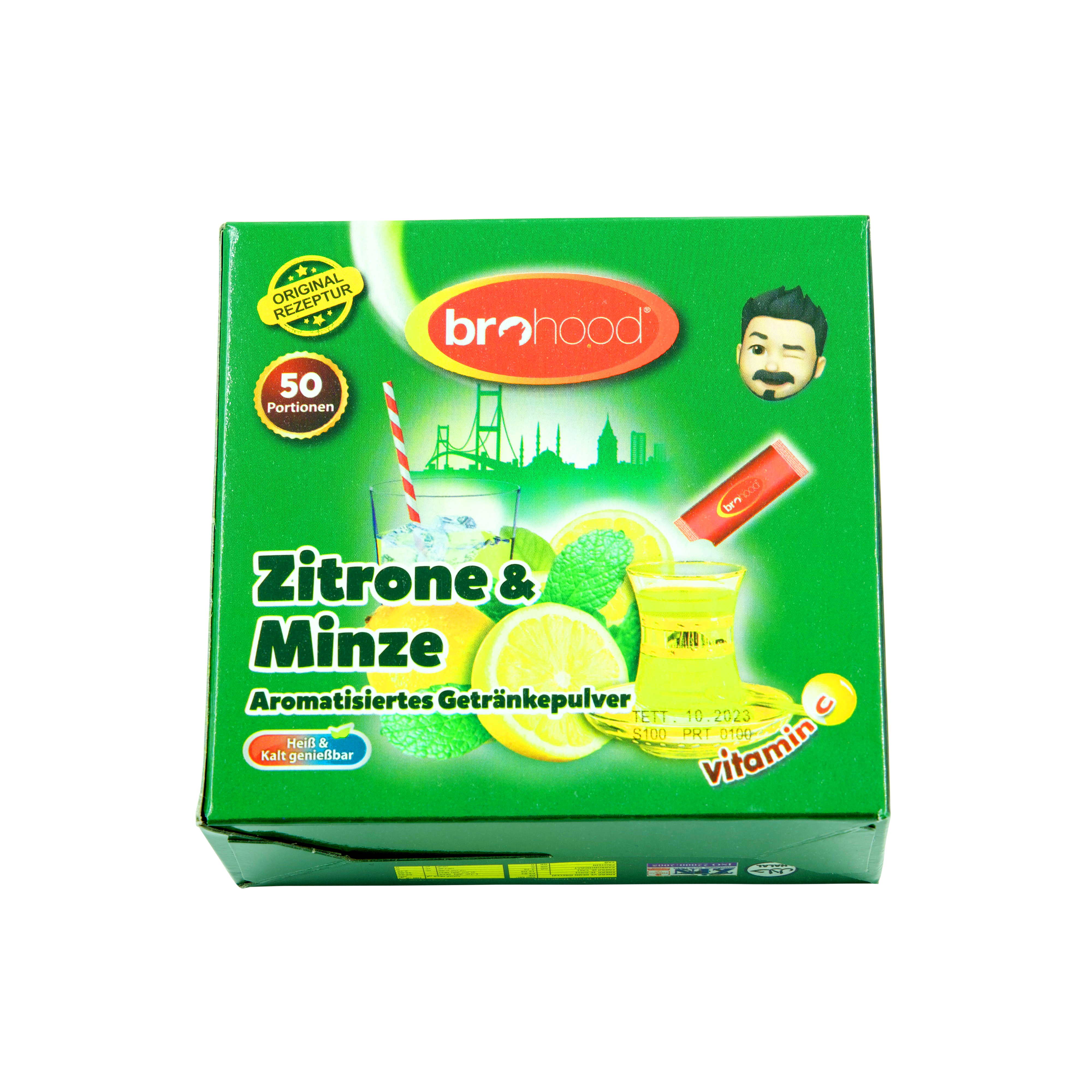 Zitrone Minze - aromatisiertes Getränkepulver